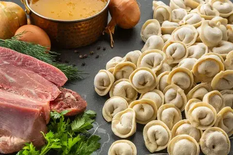 Пельмени свинина-говядина 0,800гр.