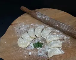 Вареники с картошкой и жареным луком
