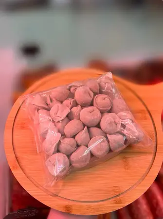 Пельмени свиные из ржаной муки 0,400 гр.