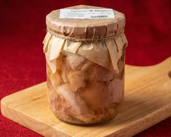 Тушенка из свинины "Мясной ПривозЪ"